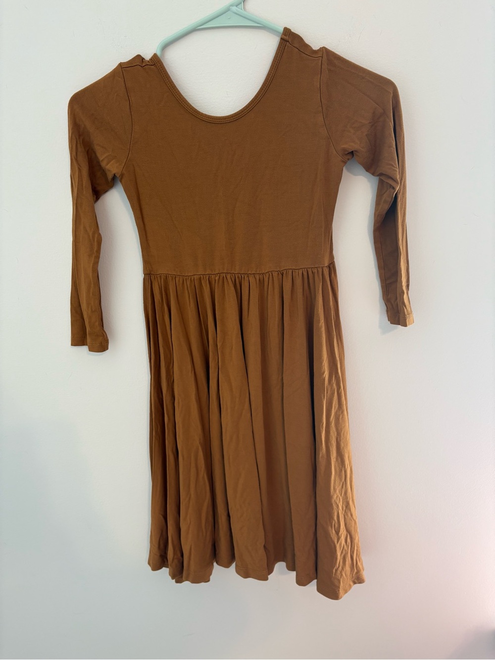 Kyte BABY Brown Long Sleeve Twirl Dress